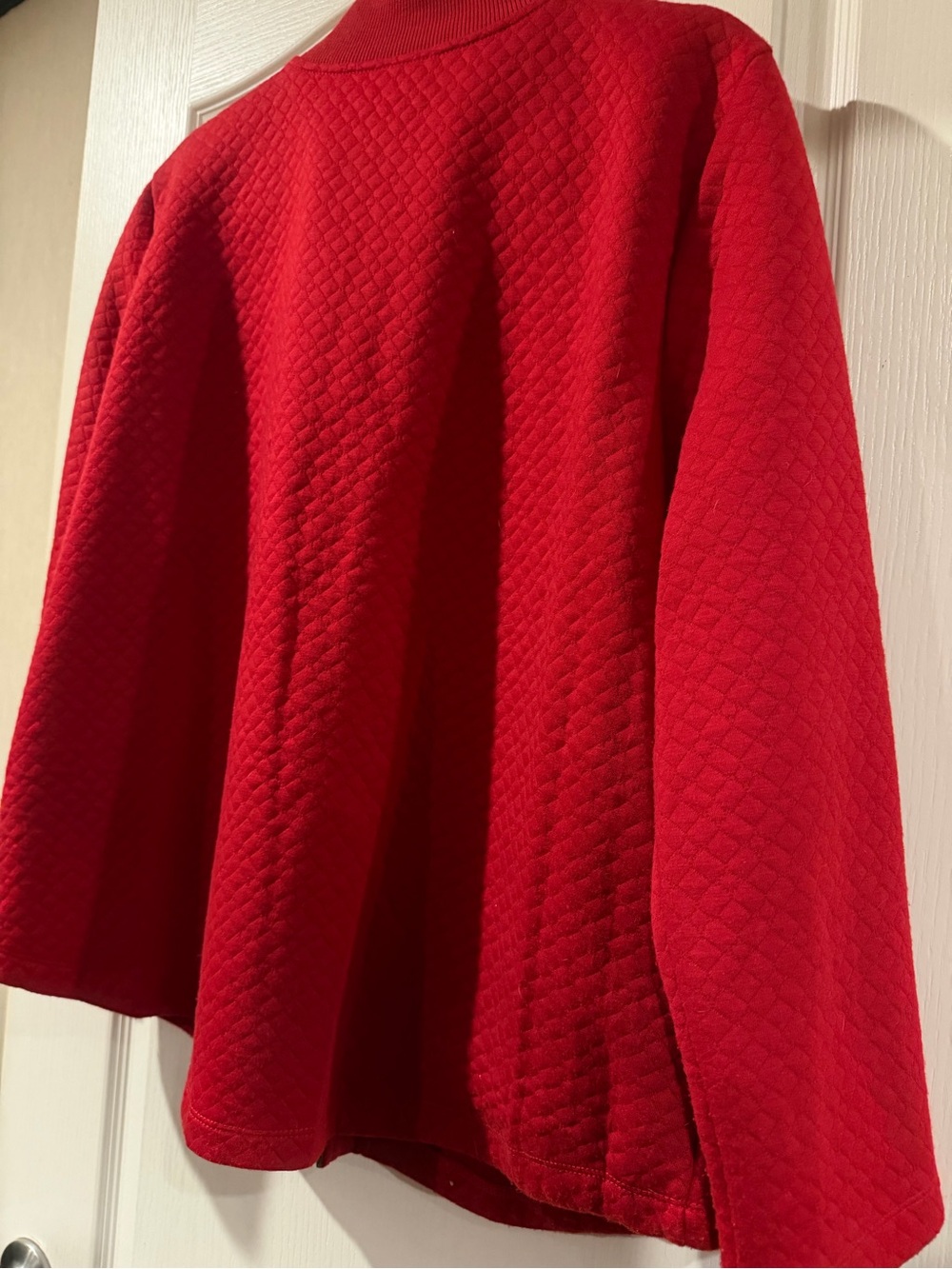 Ruby Rd. Red Quilted Zip-Front Jacket - Picture 2 of 5